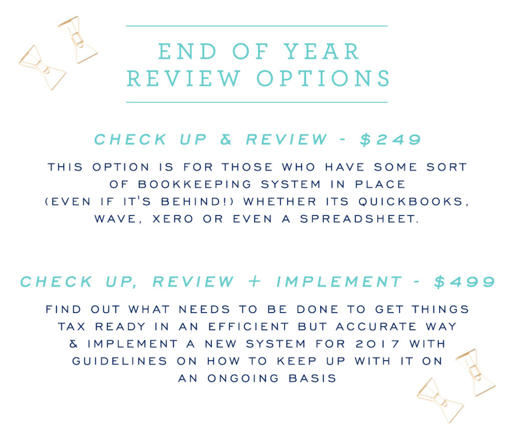 End of year bookkeeping review by Steadfast Bookkeeping