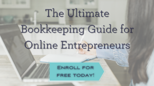 Enroll in my free bookkeeping course
